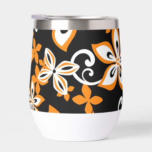 ALOHA HAWAII PATTER IN SCHWARZ/ORANGE (Rechts)