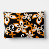 ALOHA HAWAII PATTER IN SCHWARZ/ORANGE ZUBEHÖRTASCHE (Rückseite)