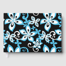 ALOHA HAWAII PATTER IN SCHWARZ UND BLAU GÄSTEBUCH