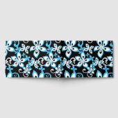 ALOHA HAWAII PATTER IN SCHWARZ UND BLAU GÄSTEBUCH (Voll)