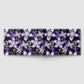 ALOHA HAWAII PATTER IN SCHWARZ UND LILA GÄSTEBUCH (Voll)