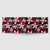 ALOHA HAWAII PATTER IN SCHWARZ UND ROT GÄSTEBUCH (Voll)