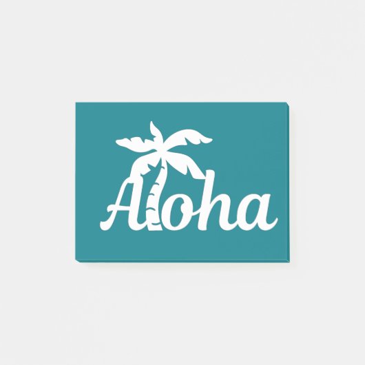 Aloha Hawaii Post-it Klebezettel (Vorderseite)