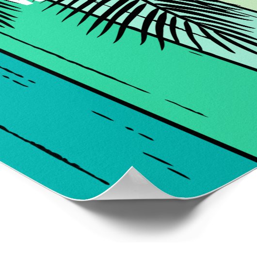 Aloha hawaii poster (Ecke)