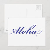 Aloha Hawaii Postkarte (Vorne/Hinten)