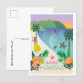 Aloha Hawaii Postkarte (Vorne/Hinten)