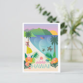 Aloha Hawaii Postkarte (Stehend Vorderseite)