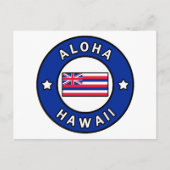 Aloha Hawaii Postkarte (Vorderseite)