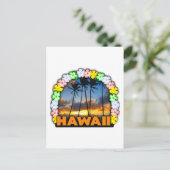 Aloha Hawaii Postkarte (Stehend Vorderseite)