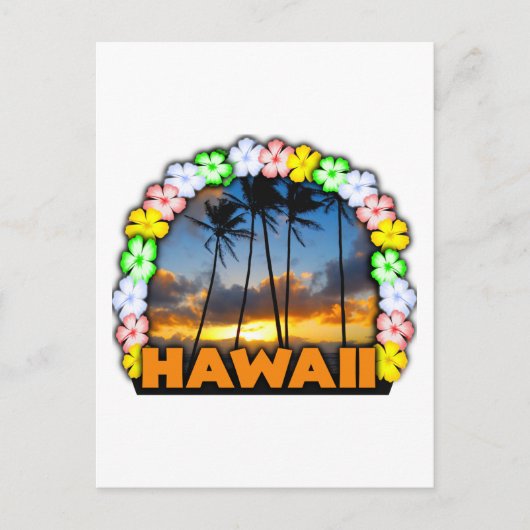 Aloha Hawaii Postkarte (Vorderseite)
