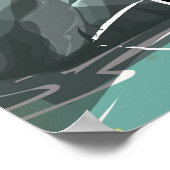 Aloha! Hawaii Reiseplakat Cartoon Poster (Ecke)