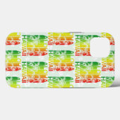 Aloha Hawaii Retro Summer Floral Case-Mate iPhone Hülle (Rückseite (Horizontal))