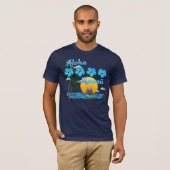 Aloha Hawaii Sailing Sunset T-Shirt (Vorne ganz)