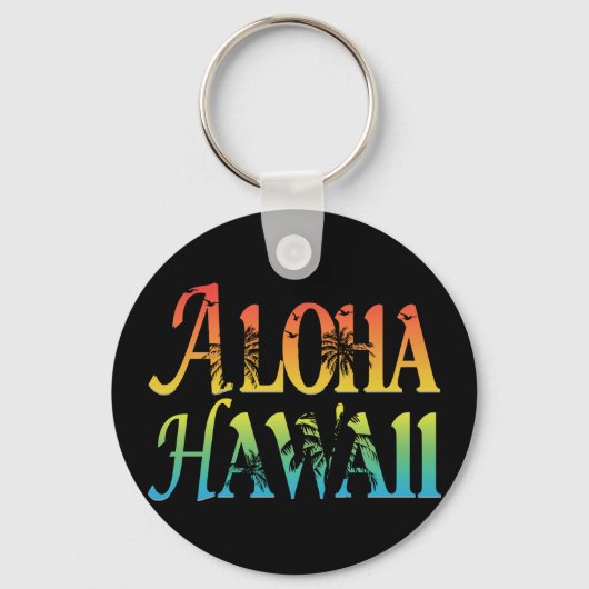 Aloha Hawaii Schlüsselanhänger (Vorderseite)