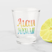 Aloha Hawaii Schnapsglas (Vorderseite)
