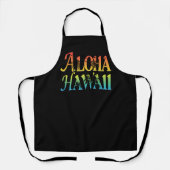 Aloha Hawaii Schürze (Vorderseite)