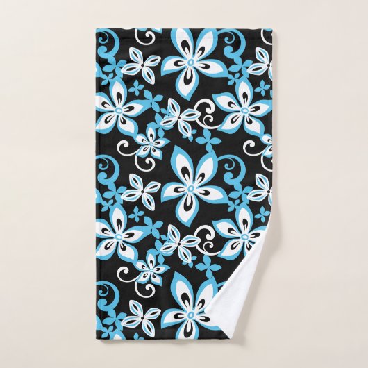 ALOHA HAWAII (SCHWARZ/BLAU) BAD TOWEL SET (Handtuch)