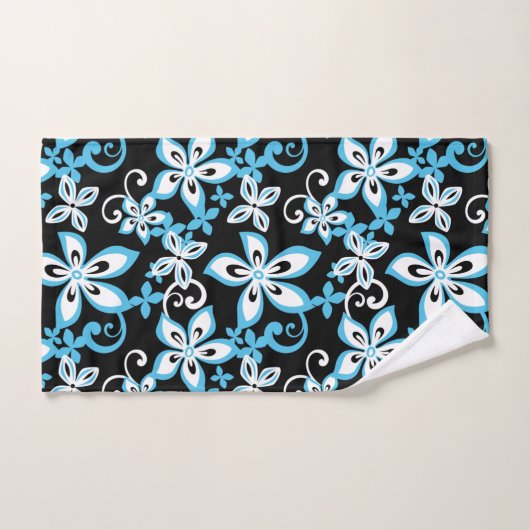 ALOHA HAWAII (SCHWARZ/BLAU) BAD TOWEL SET (Handtuch)