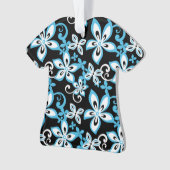 ALOHA HAWAII (SCHWARZ/BLAU) ORNAMENT (Vorderseite)