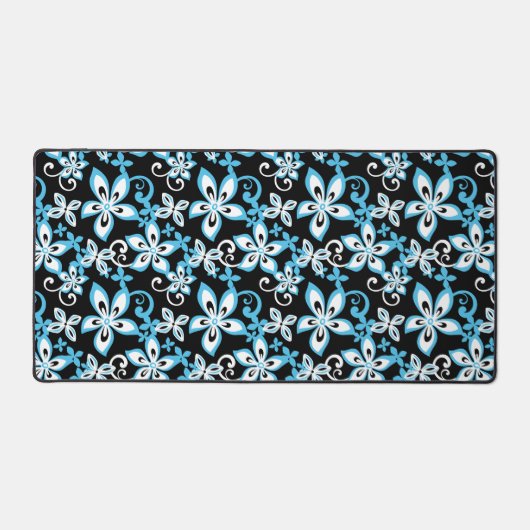 ALOHA HAWAII (SCHWARZ/BLAU) SCHREIBTISCHUNTERLAGE (Vorderseite)