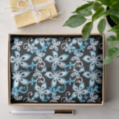 ALOHA HAWAII (SCHWARZ/BLAU) SEIDENPAPIER (Geschenk)