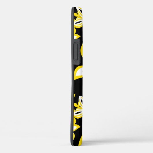 ALOHA HAWAII (SCHWARZ/GELB) Case-Mate iPhone HÜLLE (Rückseite / Rechts)