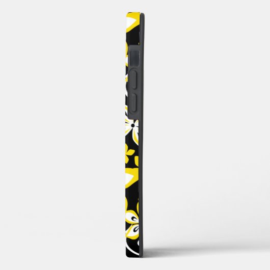 ALOHA HAWAII (SCHWARZ/GELB) Case-Mate iPhone HÜLLE (Rückseite / Links)