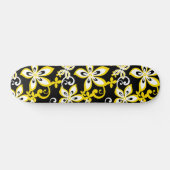 ALOHA HAWAII (SCHWARZ/GELB) SKATEBOARD (Horizontal)
