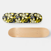 ALOHA HAWAII (SCHWARZ/GELB) SKATEBOARD (Horizontal)