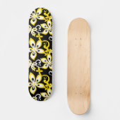 ALOHA HAWAII (SCHWARZ/GELB) SKATEBOARD (Vorderseite)