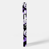 ALOHA HAWAII (SCHWARZ/LAVENDER) Case-Mate iPhone HÜLLE (Rückseite / Links)