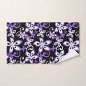 ALOHA HAWAII (SCHWARZ/LILA) BAD TOWEL SET (Handtuch)