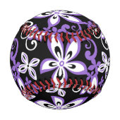 ALOHA HAWAII (SCHWARZ/LILA) BASEBALL (Rückseite)