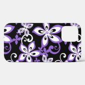 ALOHA HAWAII (SCHWARZ/LILA) Case-Mate iPhone HÜLLE (Rückseite (Horizontal))