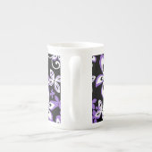 ALOHA HAWAII (SCHWARZ/LILA) PORZELLANTASSE (Rückseite)