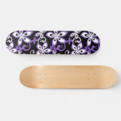 ALOHA HAWAII (SCHWARZ/LILA) SKATEBOARD (Horizontal)
