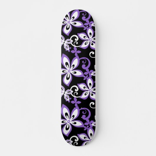 ALOHA HAWAII (SCHWARZ/LILA) SKATEBOARD (Vorne)