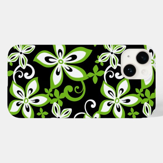 ALOHA HAWAII (SCHWARZ/LIMON) Fall iPhone Case-Mate Case-Mate iPhone Hülle (Rückseite (Horizontal))