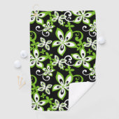 ALOHA HAWAII (SCHWARZ/LIMON) GOLFHANDTUCH (Insitu)