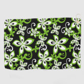ALOHA HAWAII (SCHWARZ/LIMON) GOLFHANDTUCH (Horizontal)