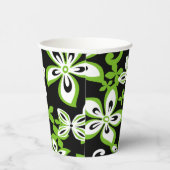 ALOHA HAWAII (SCHWARZ/LIMON) PAPPBECHER (Rechts)