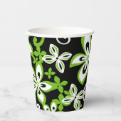 ALOHA HAWAII (SCHWARZ/LIMON) PAPPBECHER (Vorderseite)