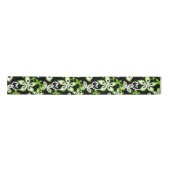 ALOHA HAWAII (SCHWARZ/LIMON) SATIN RIBBON SATINBAND (Vorderseite)