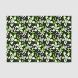 ALOHA HAWAII (SCHWARZ/LIMON) SEIDENPAPIER