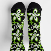 ALOHA HAWAII (SCHWARZ/LIMON) SOCKEN (Oben)