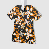 ALOHA HAWAII (SCHWARZ/ORANGE) ORNAMENT (Vorderseite)