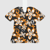 ALOHA HAWAII (SCHWARZ/ORANGE) ORNAMENT (Rückseite)