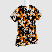 ALOHA HAWAII (SCHWARZ/ORANGE) ORNAMENT (Vorderseite)