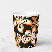 ALOHA HAWAII (SCHWARZ/ORANGE) PAPPBECHER (Rechts)
