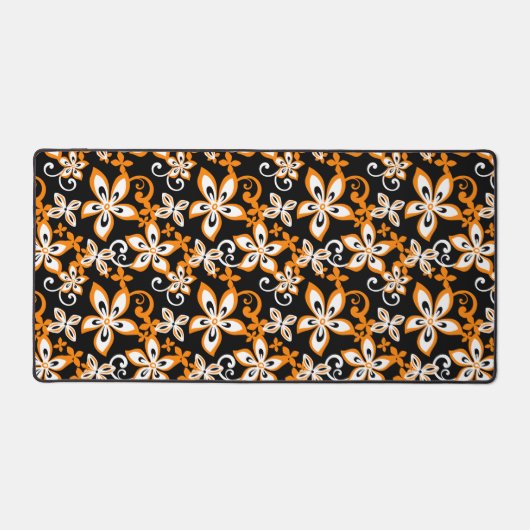 ALOHA HAWAII (SCHWARZ/ORANGE) SCHREIBTISCHUNTERLAGE (Vorderseite)